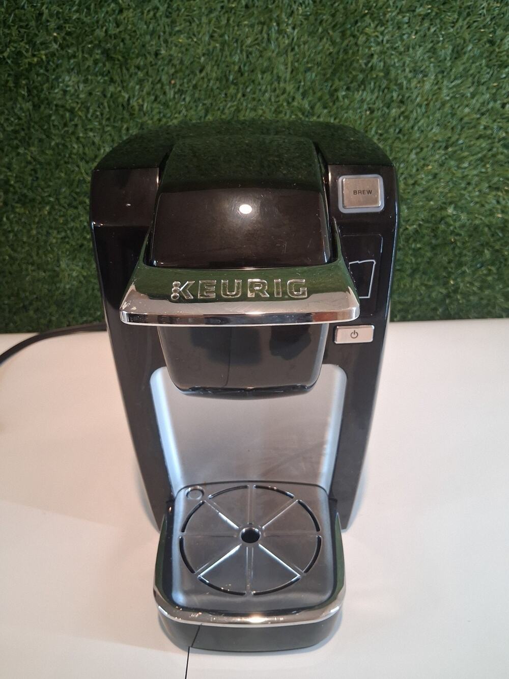 Keurig K10 Mini Plus Single Serve K-Cup Pod Coffee Maker Black Used Tested